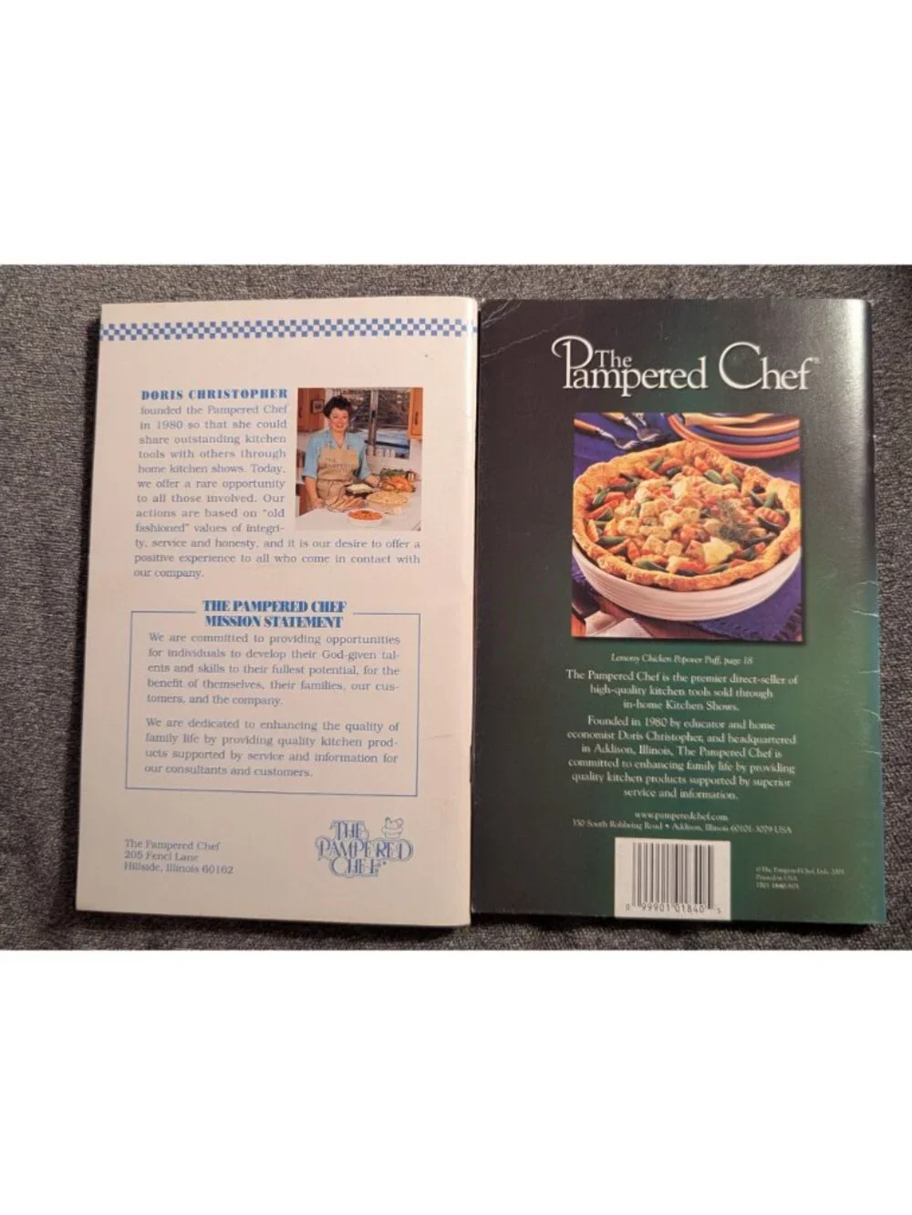 The Pampered Chef Recipe Books Lot - Favorites & Seasons Best Fall/Winter 2001